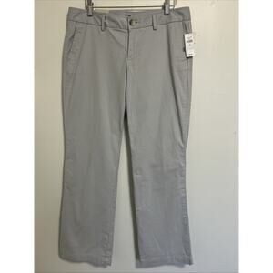 Gap Women's Aubrey Chino Ankle Trouser Pants Size 10 Gray NWT